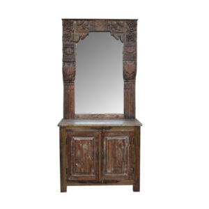 Rustic Carved Dresser