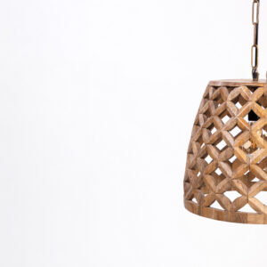 Wooden Honey Comb Celing Lamp KMH9956 Close