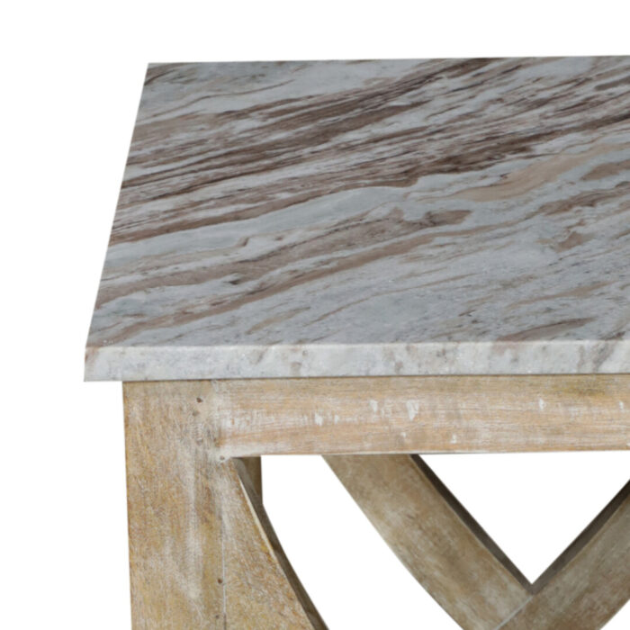 Yates Marble Side Table MCB7522 Close Up