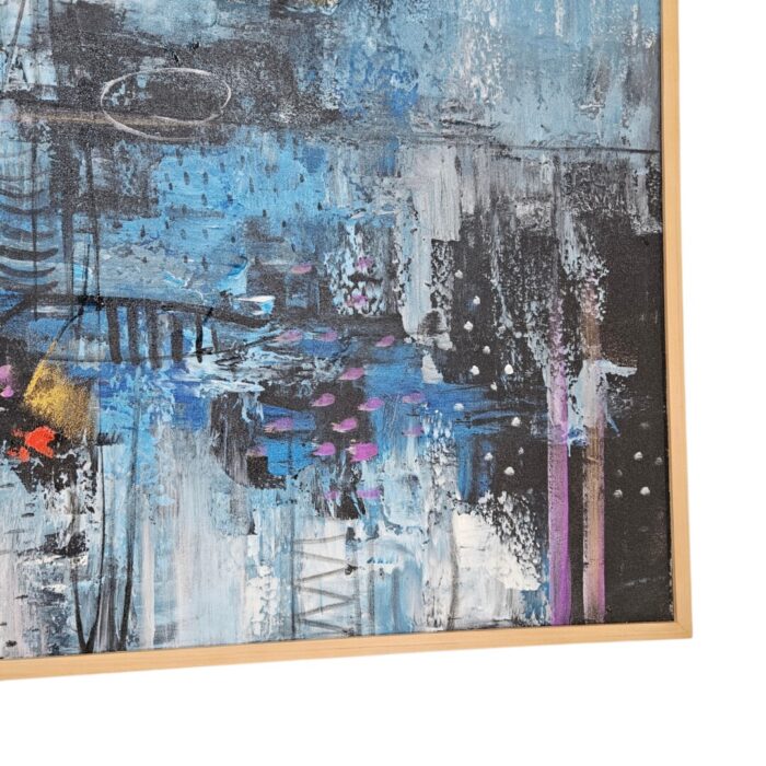 Abstract Blues Painting KRE3650 bottom
