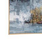 Abstract Blues Painting KRE3650 close bottom