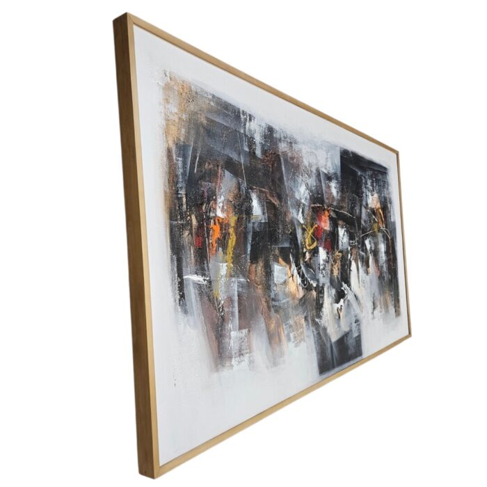 Abstract painting KRE3648 side