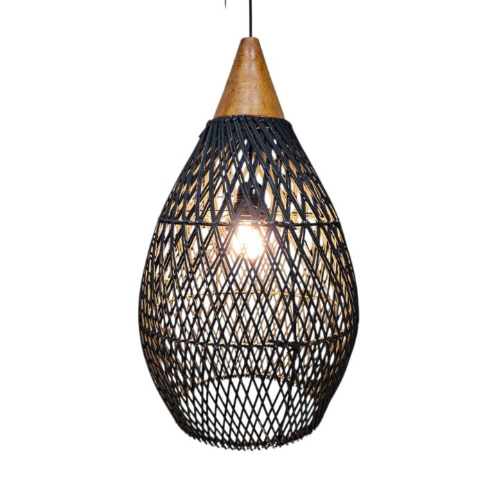 Arlen Hanging Lamp Rattan KHR0590 On Arlen Hanging Lamp Rattan KHR0590 On