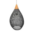 Arlen Hanging Lamp Rattan KHR0593 Off