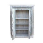 Authentic Old Door Cupboard KMF18360 Open