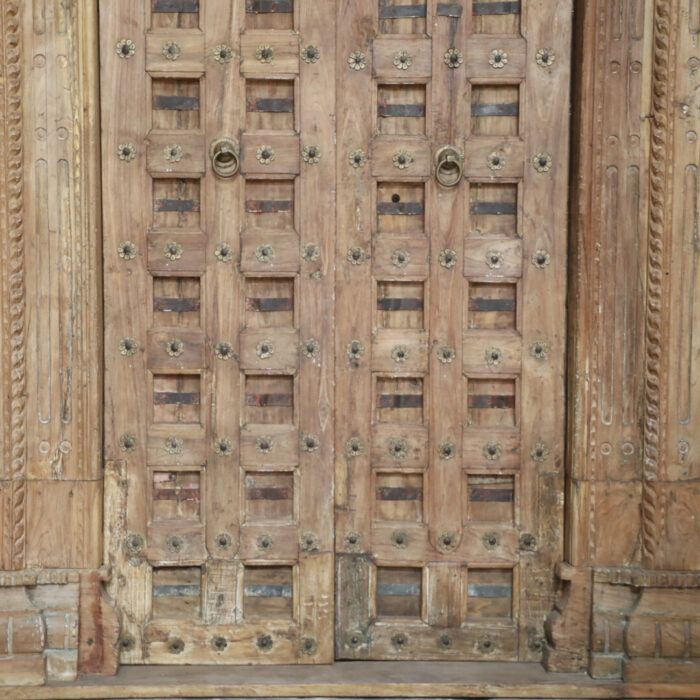 Authentic Old Wooden Door MCB9982 Close Up View Authentic Old Wooden Door MCB9982 Close Up View