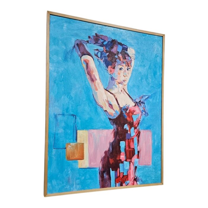 Ballet Dancer Painting KRE3654 Side View Ballet Dancer Painting KRE3654 Side View