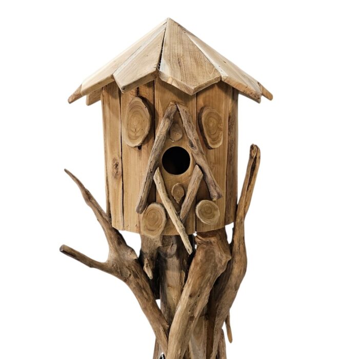 Bird House Teak NJA9982 Close Front Bird House Teak NJA9982 Close Front