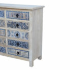 Carved Chest Of Drawers KMF19286A Close Up Side