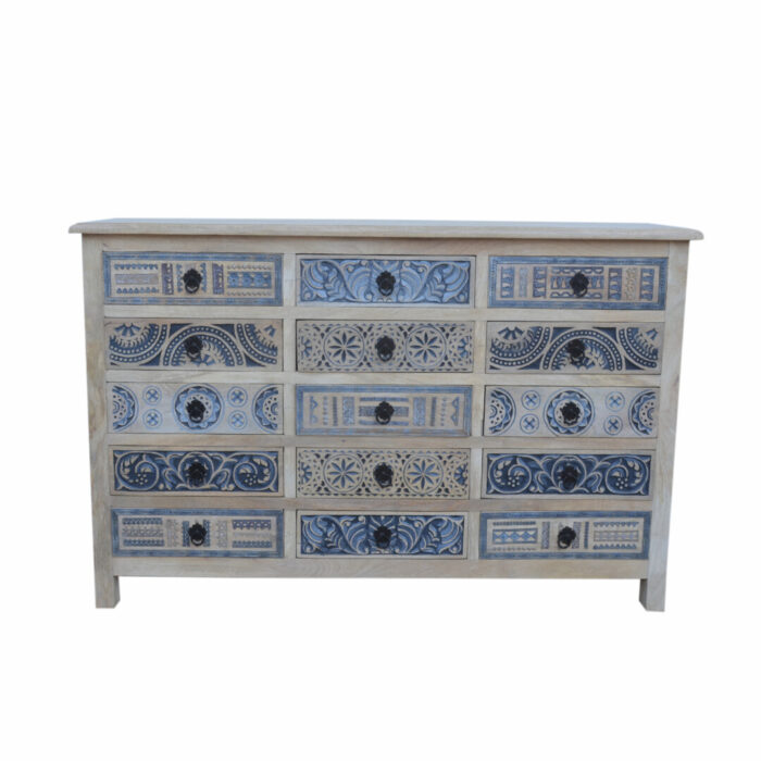 Carved Chest Of Drawers KMF19286A Main