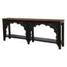 Carved Console Table MCB8575 Side View