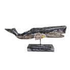 Carved Whale On Stand WET4510B