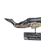 Carved Whale On Stand WET4510B Back