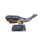 Carved Whale Stand WET4515A