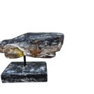 Carved Whale Stand WET4515A Close Up View