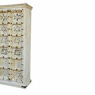 Carved Wooden Cabinet KMF18365 Close Side