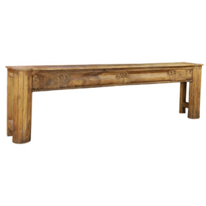 Authentic Carved Console Table – Natural
