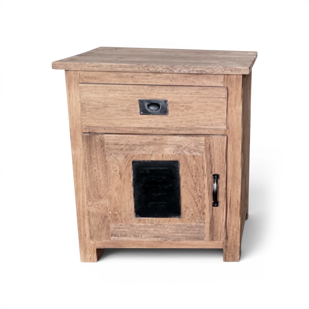 D'Gate Night Stand, 1 Door & 1 Drawer