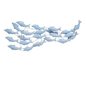 Dolphin Swim Wall Panel – Sky Blue