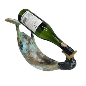 Drinking Bottle Holder Duck - Turquoise Black Head