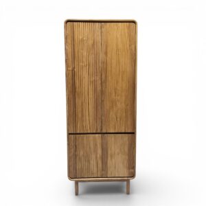 Emerson Solid Teak Wardrobe Cabinet