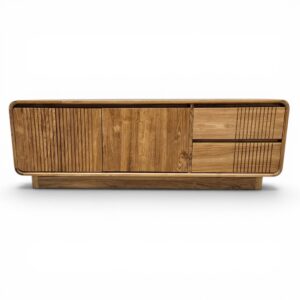 Emerson Solid Teak Media Unit