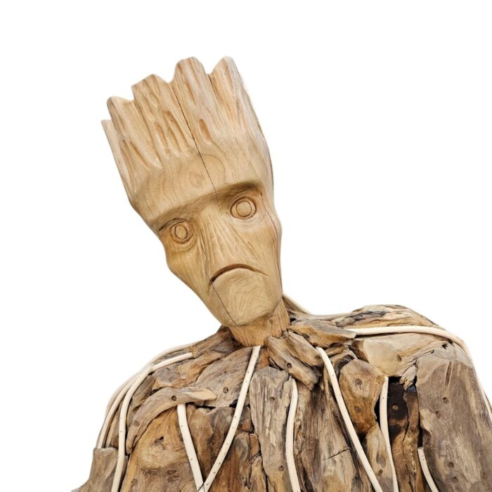 Groot Sculpture NJA9932A Close Head Groot Sculpture NJA9932A Close Head