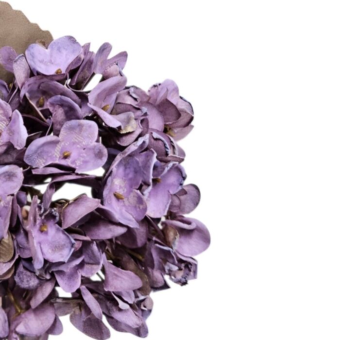 Hydrangea Plum Faux TRA1086 Close View