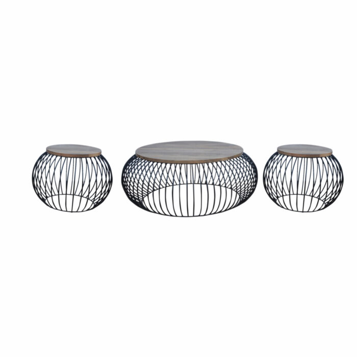 Iron Coffee Table Set of 3 KMF32069 Main Iron Coffee Table Set of 3 KMF32069 Main