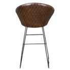 Iron Leather Bar Chair MCB1724 Back