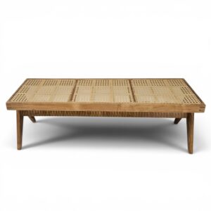 Jaxon Teak & Rattan Bench