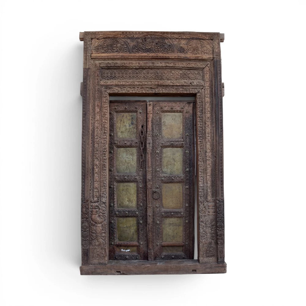 Tall Mango Wood Screen