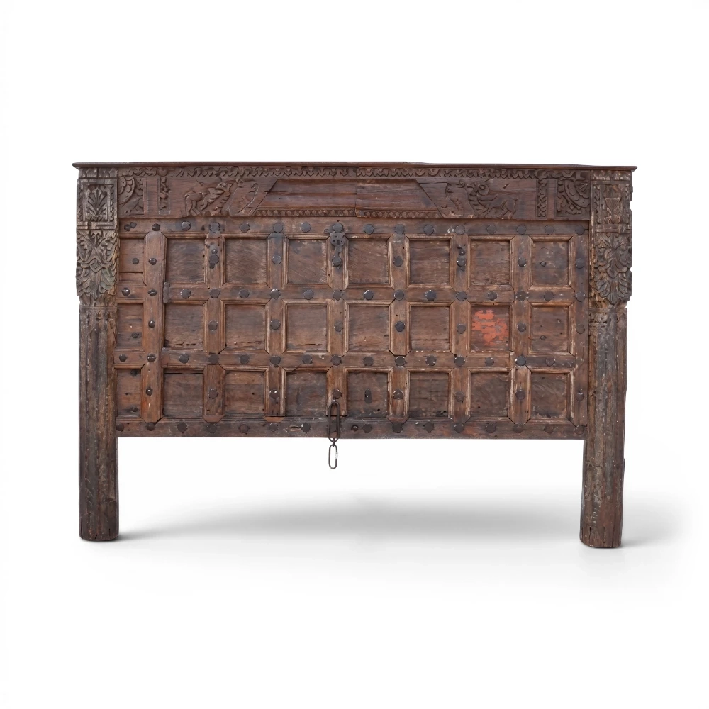 Dark Mango Wood Headboard