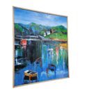 Lake Day Painting KRE3682 Side View