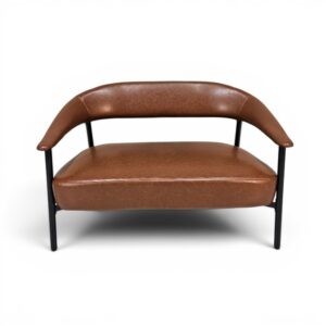 Linden 2 Seater Tan Chair