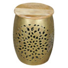MCB7514 Iron Gold Side Table Main