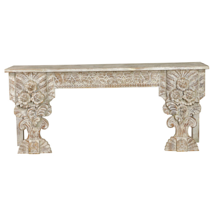 MCB8590 Carved Leg Console Table Front MCB8590 Carved Leg Console Table Front