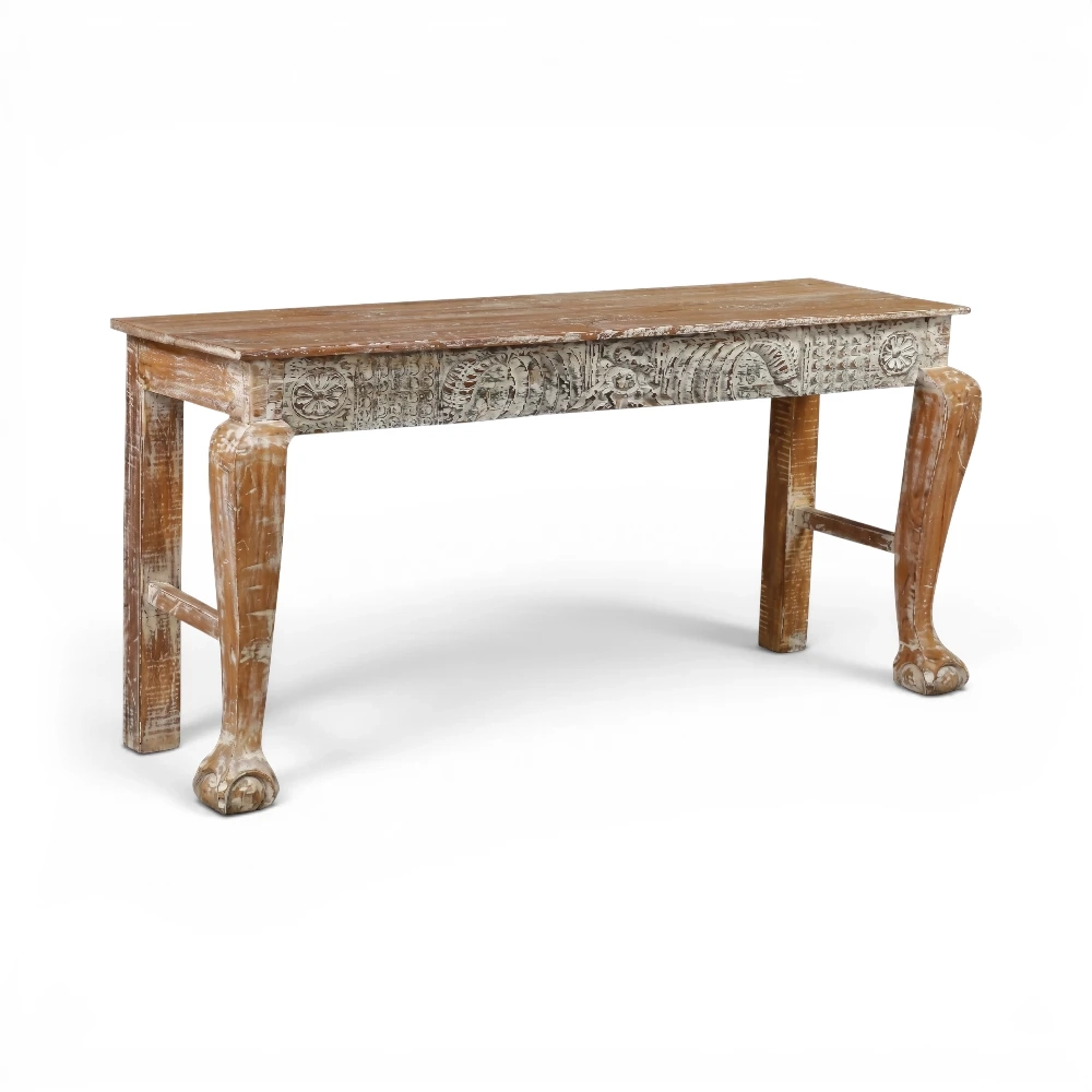 Compact Carved Console