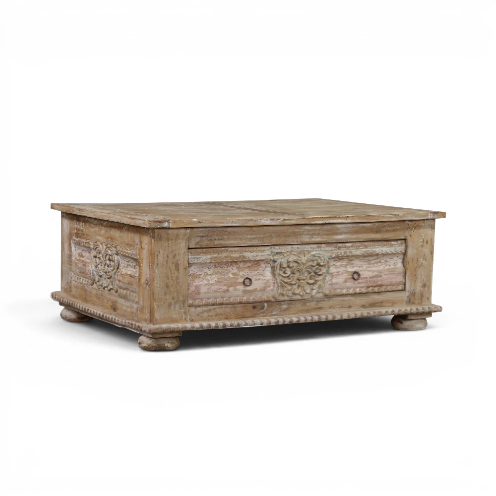 Carved Coffee Table