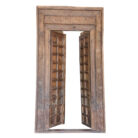 MCB9984 Authentic Old Wooden Door Full Open Front