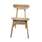 Marley Teak Dining Chair Front JAM0310