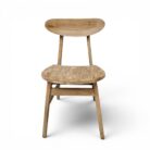Marley Teak Dining Chair Front JAM0310 Main