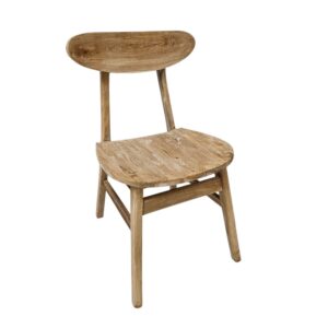 Marley Solid Teak Minimalist Dining Chair
