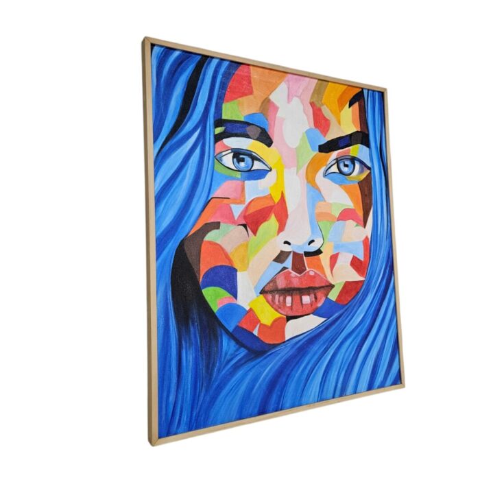 Modern Blues Painting KRE3652 Side