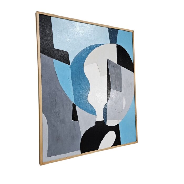 Modern Blues Painting KRE3674 Side
