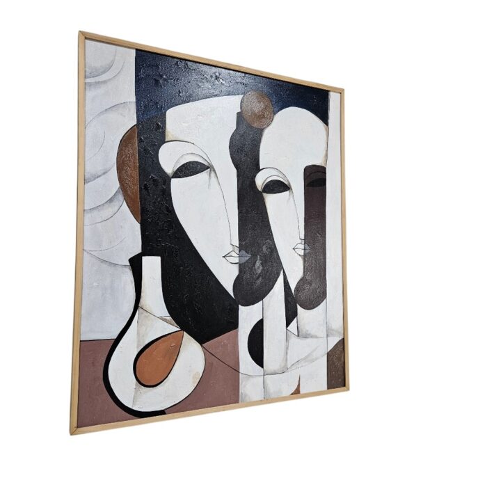 Modern Faces Painting KRE3592 Side Modern Faces Painting KRE3592 Side