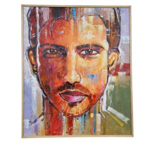 Modern Man Abstract Acrylic Painting