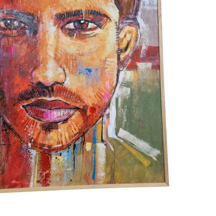 Modern Man Painting KRE3664 Close Bottom Modern Man Painting KRE3664 Close Bottom