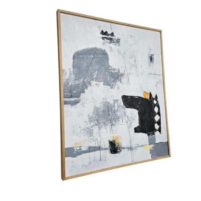 Modern grey Painting KRE3684 Side Modern grey Painting KRE3684 Side