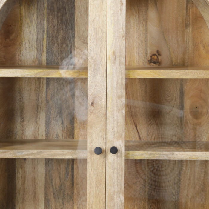 Natural Display Cabinet MCB9227 Close Up View Natural Display Cabinet MCB9227 Close Up View